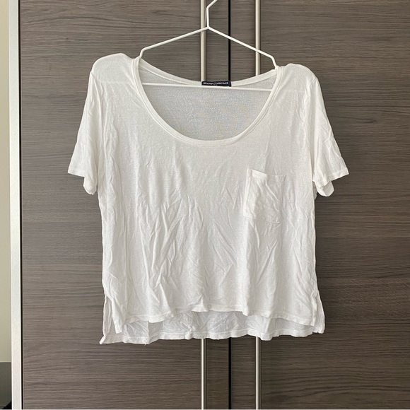 Brandy Melville White Tee - Picture 1 of 4